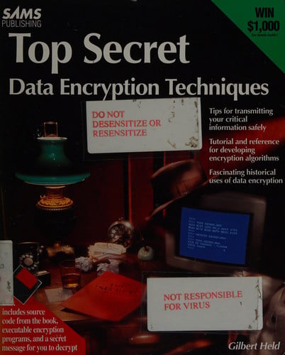 TOP SECRET DATA ENCRYPTION TEC.-DSK, de HELD | portada del libro