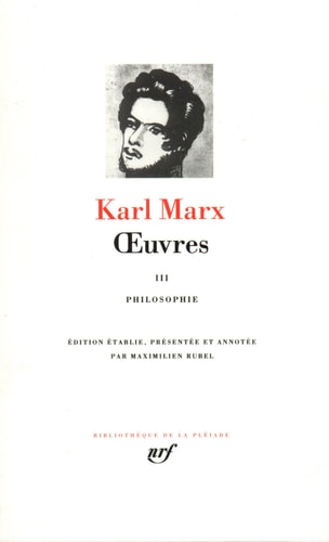OEUVRES T3 PHILOSOPHIE, de Karl Marx | portada del libro