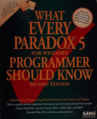 WHAT EVERY PARADOX 5 DSK., de PRESTWOOD | portada del libro