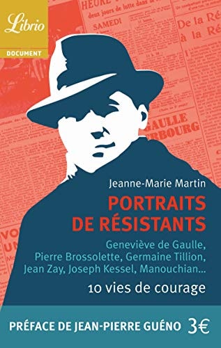 ORTRAITS DE RESISTANTS, de Jeanne-Marie Martin | portada del libro