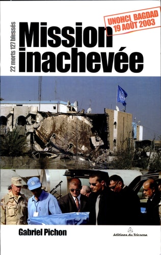 MISSION INACHEVEE, de Gabriel Pichon | portada del libro