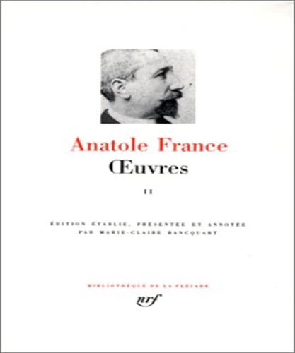 OEUVRES T2, de Anatole France | portada del libro