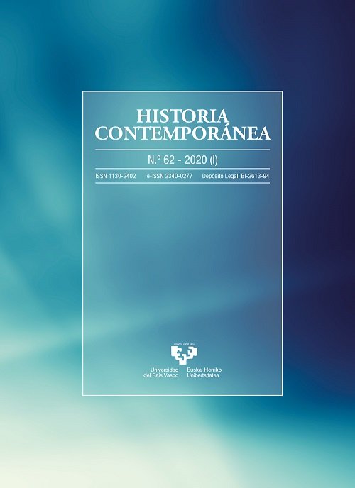 HISTORIA CONTEMPORANEA Nº 62 2020 I, de AA.VV. | portada del libro