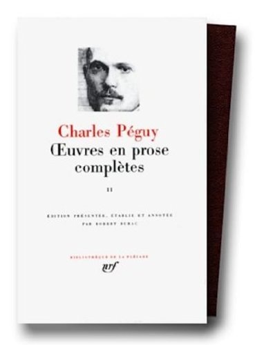 OEUVRES EN PROSE COMPLETES T2, de Charles Péguy | portada del libro