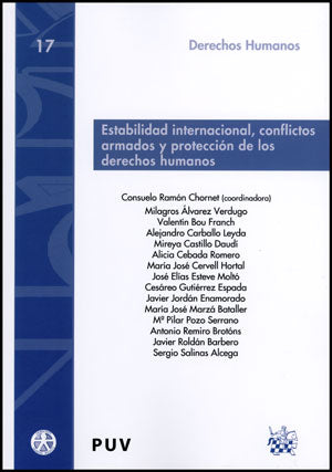Estabilidad internacional, conflictos armados y protección de los derechos humanos, de Varios autores | portada del libro