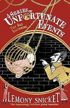 THE BAD BEGINNING, de Lemony Snicket | portada del libro