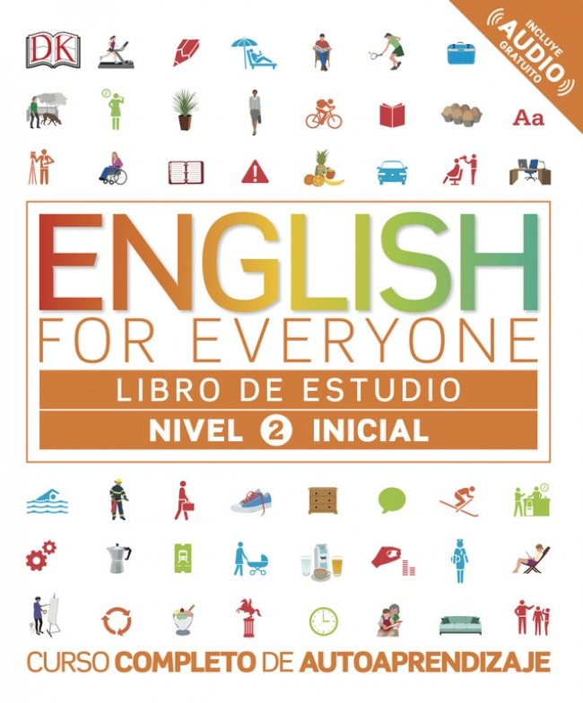 English for Everyone - Libro de estudio - Nivel 2 Inicial, de Varios autores, | portada del libro
