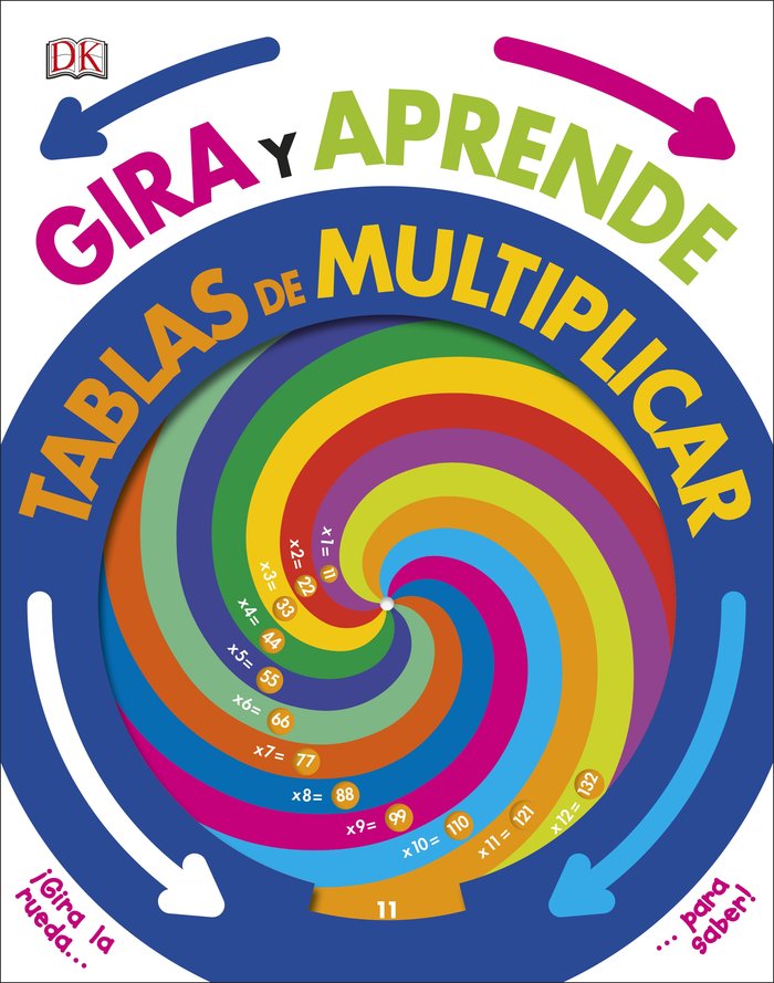 Gira y aprende: Tablas de Multiplicar, de Varios autores, | portada del libro