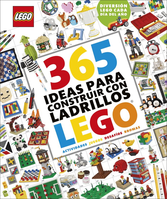 365 IDEAS PARA CONSTRUIR CON LADRILLOS LEGO NUEVA EDICION, de LIPKOWITZ, DANIEL | portada del libro