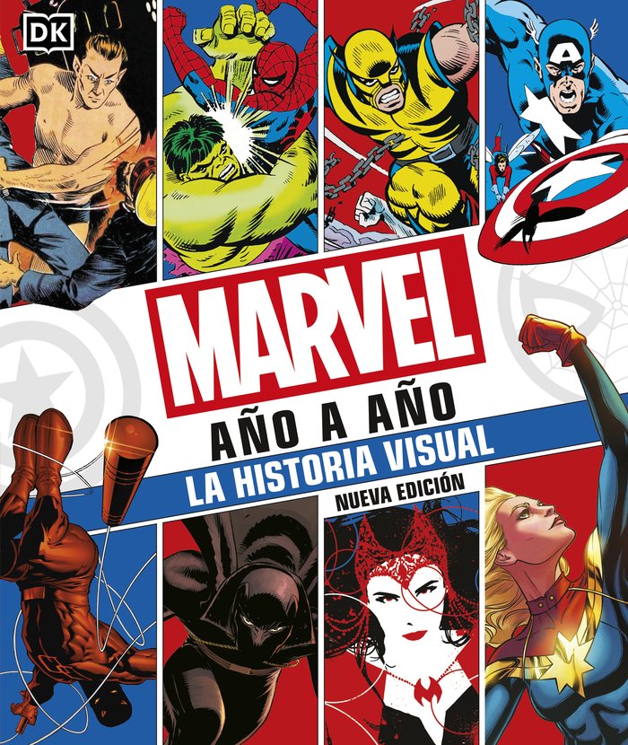 MARVEL AÑO A AÑO, de DK | portada del libro