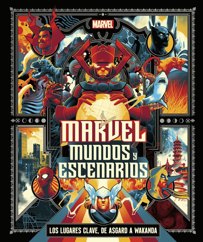 Marvel: mundos y escenarios, de DK | portada del libro