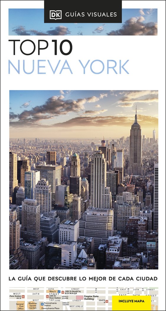 GUIA TOP 10 NUEVA YORK GUIAS VISUALES TOP 10, de DK | portada del libro