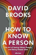 How To Know a Person, de David Brooks | portada del libro