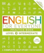 English for Everyone Practice Book Level 3 Intermediate, de DK | portada del libro