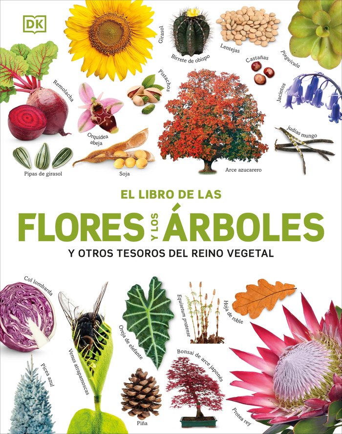 EL LIBRO DE LAS FLORES Y LOS ARBOLES, de DK | portada del libro