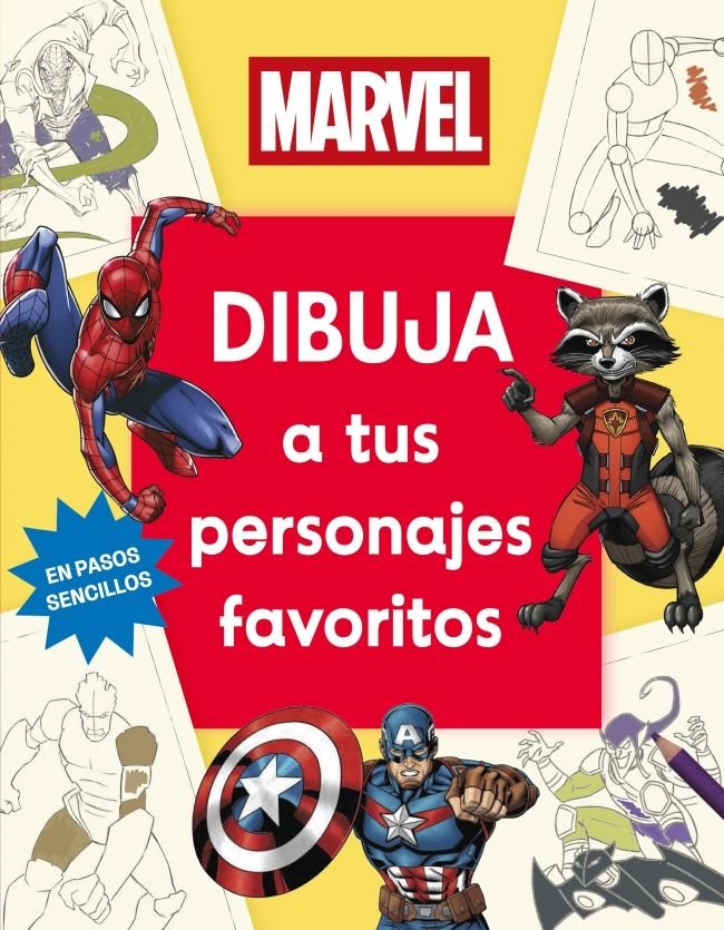MARVEL DIBUJA A TUS PERSONAJES FAVORITOS, de DK | portada del libro