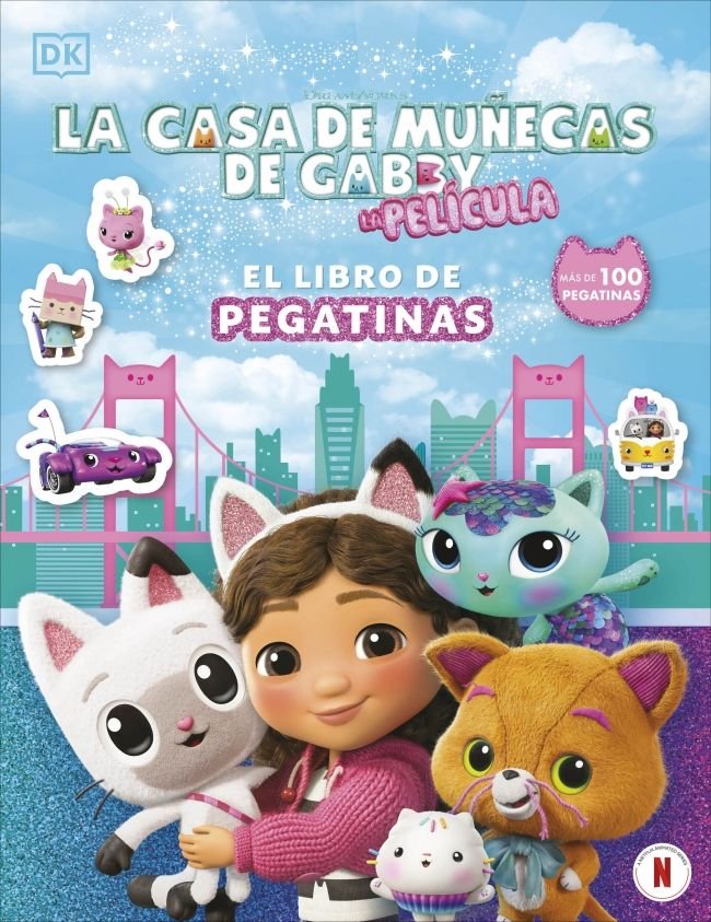 LA CASA DE MUÑECAS DE GABBY EL LIBRO DE PEGATINAS, de DK | portada del libro