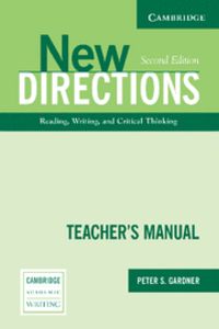 New Directions Teacher's Manual 2nd Edition, de Gardner, Peter S. | portada del libro