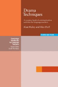 Drama Techniques 3rd Edition, de Maley, Alan | portada del libro