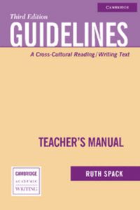 Guidelines Teacher's Manual 3rd Edition, de Spack, Ruth | portada del libro