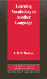 Learning Vocabulary in Another Language, de I. S. P. Nation | portada del libro