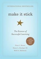 MAKE IT STICK, de PETER C. BROWN | portada del libro