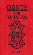 DON'TS FOR WIVES, de BLANCHE EBBUTT | portada del libro