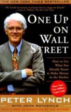 ONE UP ON WALL STREET, de Peter Lynch | portada del libro