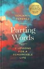 PARTING WORDS, de Benjamin Ferencz | portada del libro