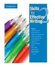 Skills for Effective Writing Level 2 Student's Book, de Desconocido | portada del libro