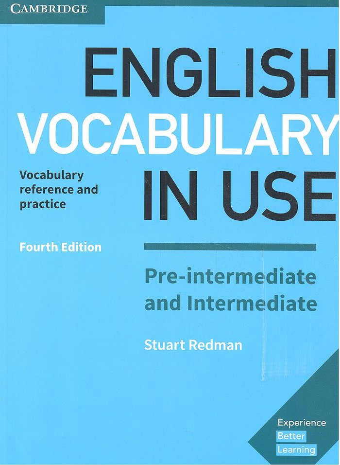English Vocabulary in Use Pre-intermediate and Intermediate Book with Answers 4th Edition, de Redman, Stuart | portada del li