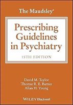 The Maudsley Prescribing Guidelines in Psychiatry, de DAVID M. TAYLOR | portada del libro
