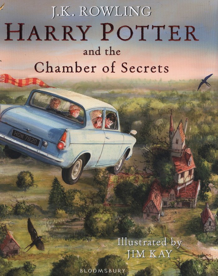 Harry Potter and the chamber of secrets illustrate, de ROWLING, J. K. | portada del libro