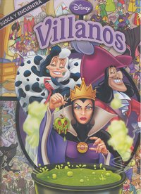 BUSCA Y ENCUENTRA VILLANOS, de DISNEY | portada del libro