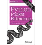 PYTHON POCKET REFERENCE, de MARK LUTZ | portada del libro