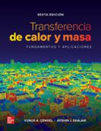 TRANSFERENCIA CALOR MASA FNDMTS APLIC CON CONNECT 12 MESES, de YUNUS A. AENGEL | portada del libro