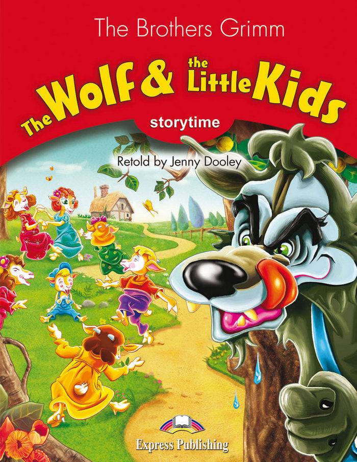 THE WOLF & THE LITTLE KIDS, de Express Publishing (obra colectiva) | portada del libro