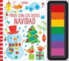 NAVIDAD PINTA DEDOS, de Fiona Watt | portada del libro