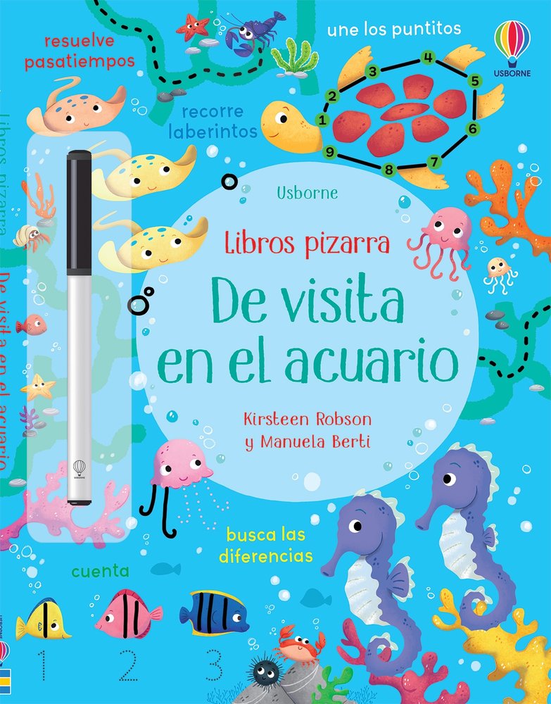DE VISITA EN EL ACUARIO, de KIRSTEEN ROBSON | portada del libro