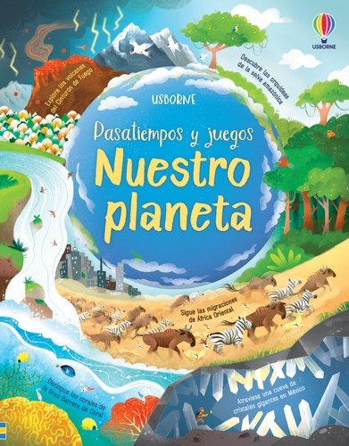 PASATIEMPOS Y JUEGOS NUESTRO PLANETA, de VVAA | portada del libro