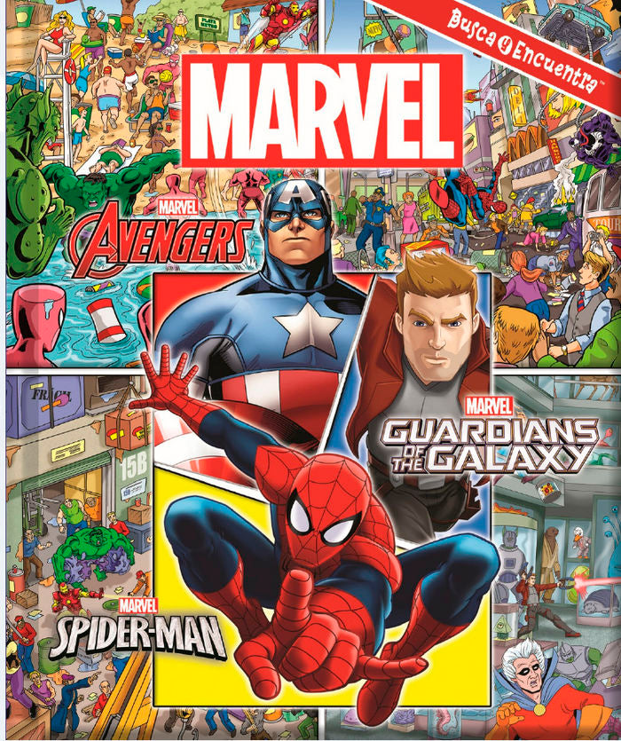 BUSCA Y ENCUENTRA MARVEL LF, de Marvel | portada del libro