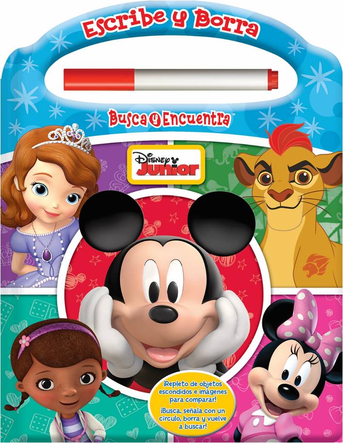 PINTAR Y BORRAR DISNEY JUNIOR WELF, de Disney | portada del libro