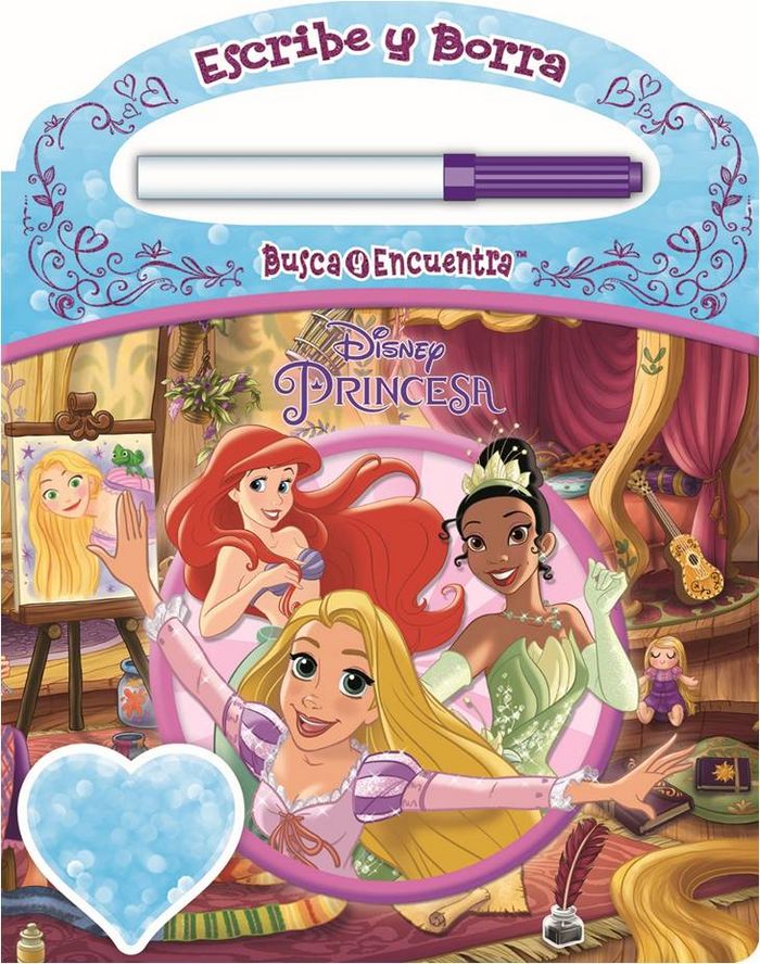PINTAR Y BORRAR PRINCESAS WELF, de Princesas | portada del libro
