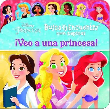 LEVANTA TAPITAS BUSCA Y ENCUENTRA PRINCESA LAF, de Princesas | portada del libro