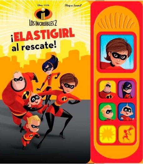 LIBRO MUSICAL 7 BOTONES LOS INCREIBLES 2 LSD, de Pixar | portada del libro