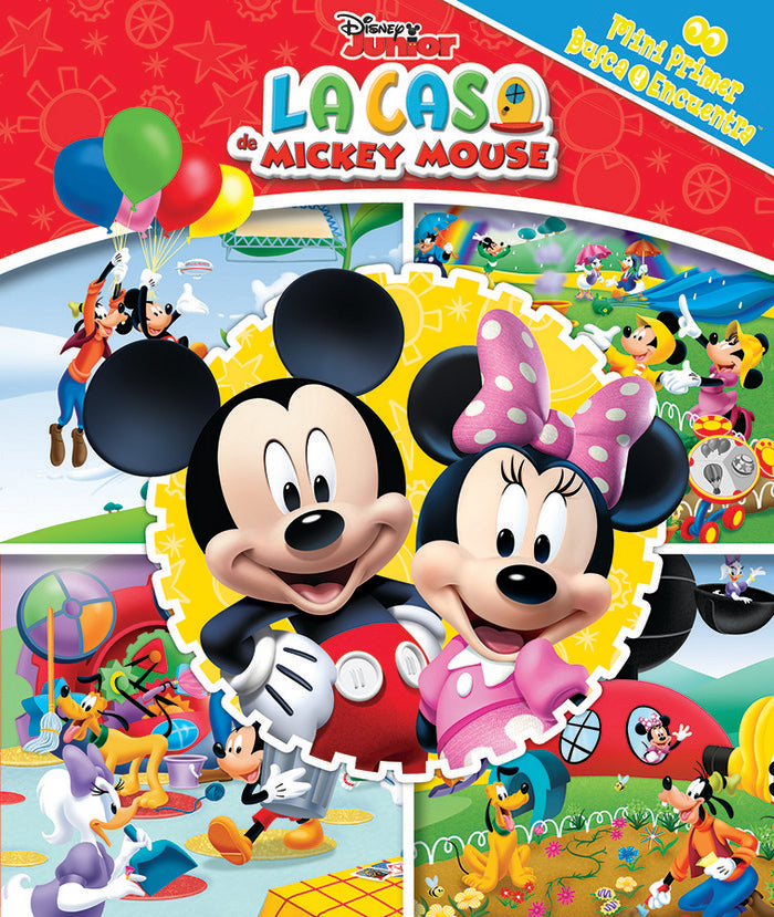 MINI PRIMER BUSCA Y ENCUENTRA LA CASA DE MICKEY MM1LF, de Mickey | portada del libro