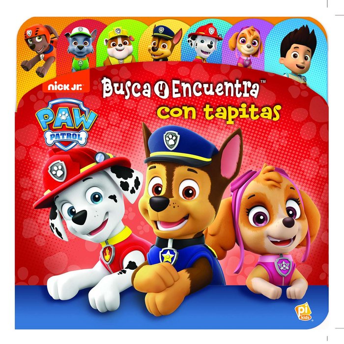 LEVANTA TAPITAS BUSCA Y ENCUENTRA PATRULLA CANINA LAF, de Patrulla Canina | portada del libro