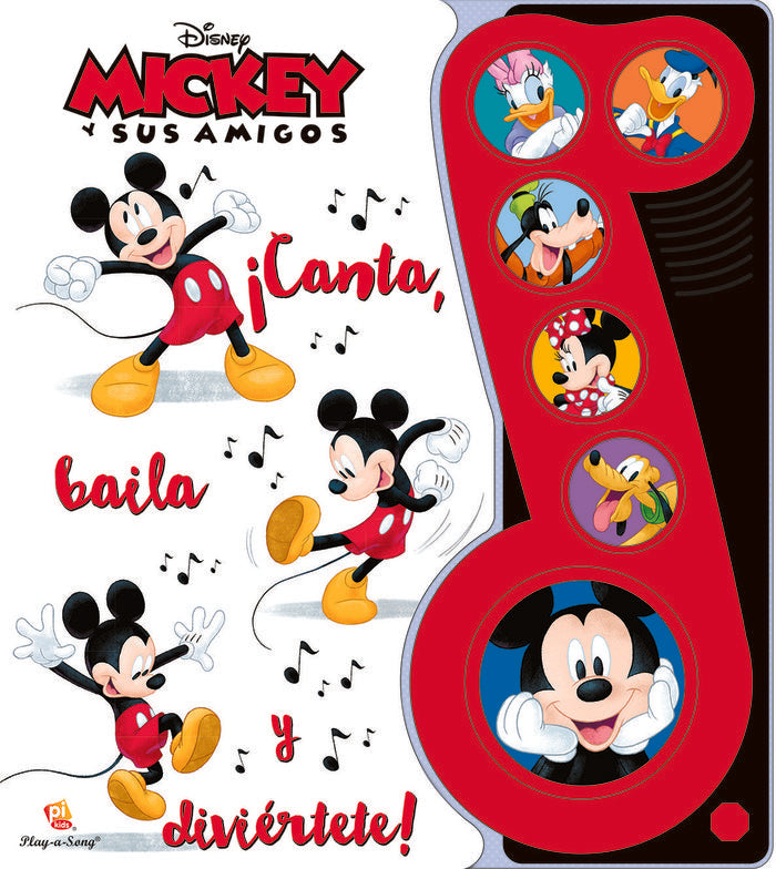 LA NOTA MUSICAL MICKEY Y AMIGOS LMN 6B, de Mickey | portada del libro
