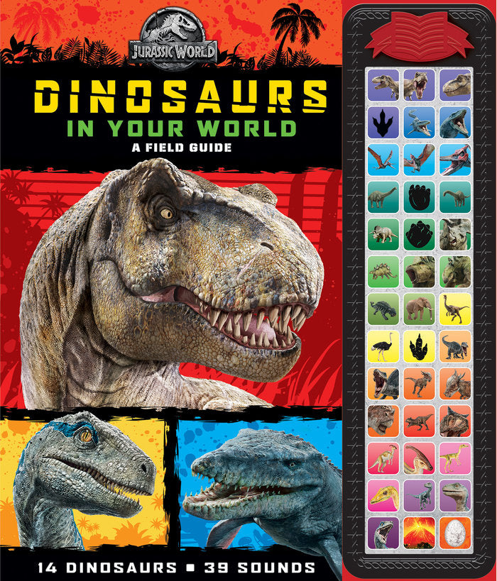 Sound Storybook Treasury: JURASSIC WORLD. DINOSAURS GALORE!, de JURASSIC WORLD | portada del libro