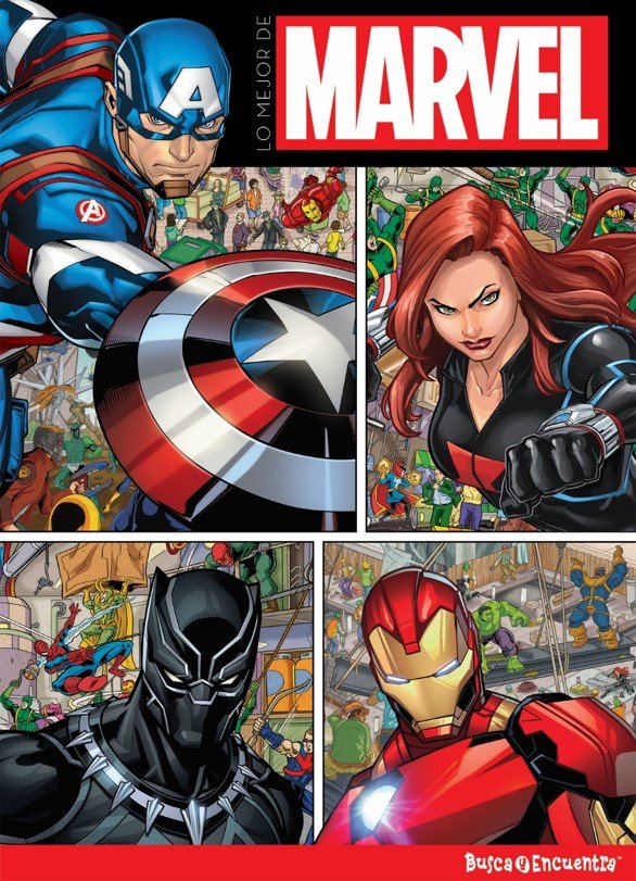 BUSCA Y ENCUENTRA 19x27. MARVEL, de Marvel | portada del libro